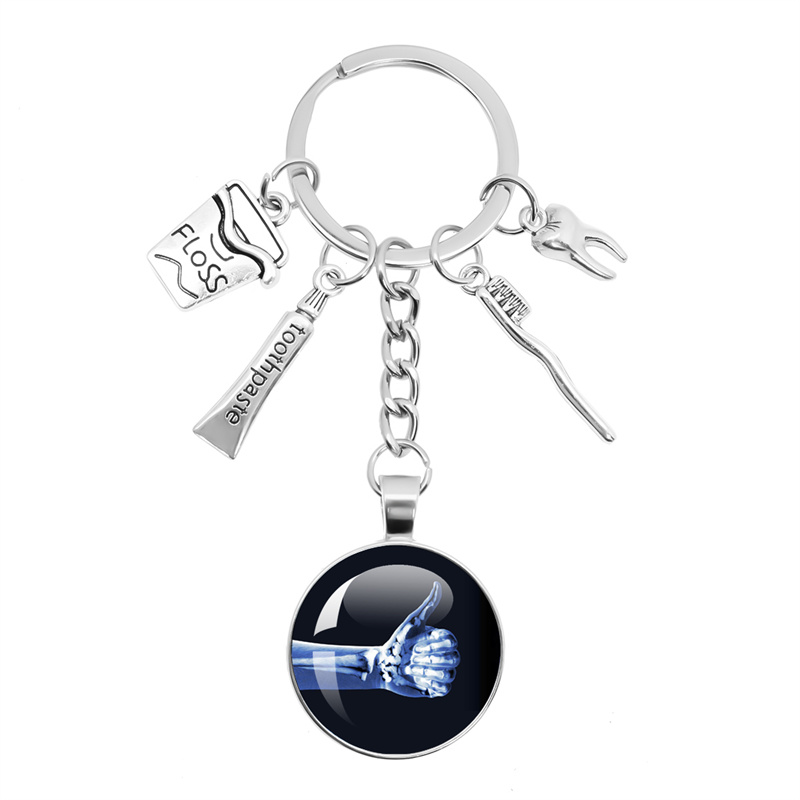 Xbody Health & Wellness - X-ray Film Keychain Human Body Image