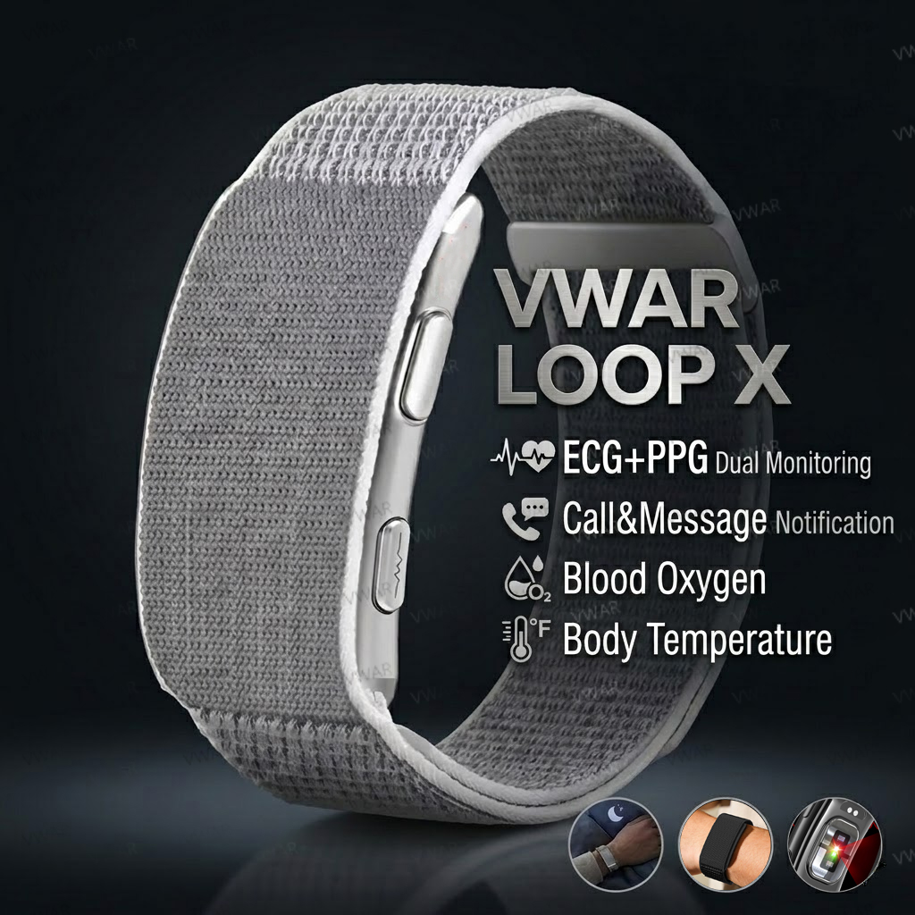 VWAR Loop X ECG Smart Bracelet - đánh giá và giá Xbody Health & Wellness