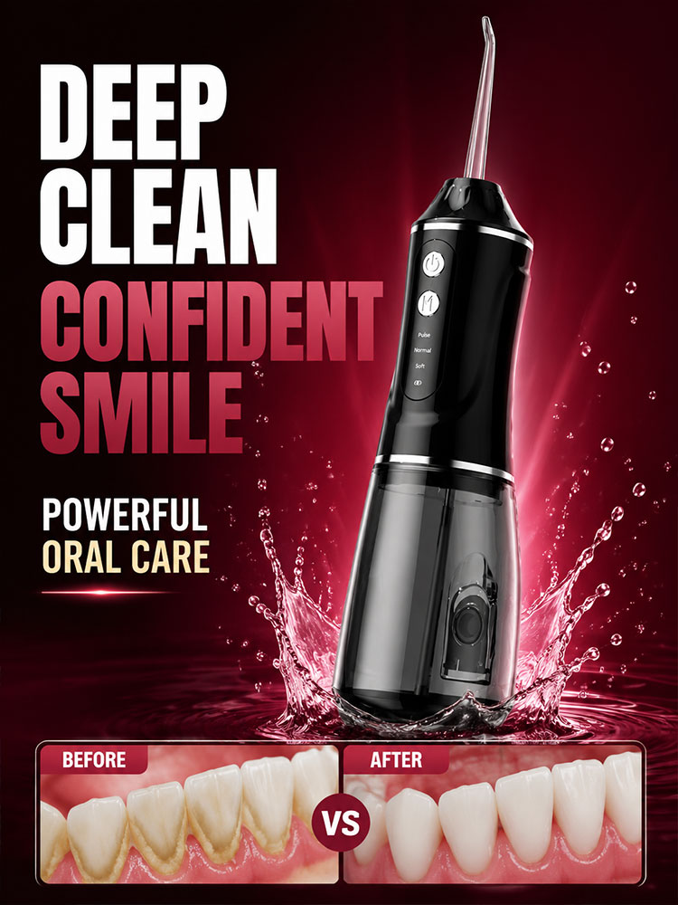 Portable Oral Irrigator with 3 - đánh giá và giá Oral Irrigator Flosser