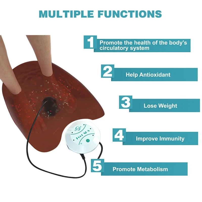 Foot Detox Device Ionic with B - đánh giá và giá Foot Bath Massager
