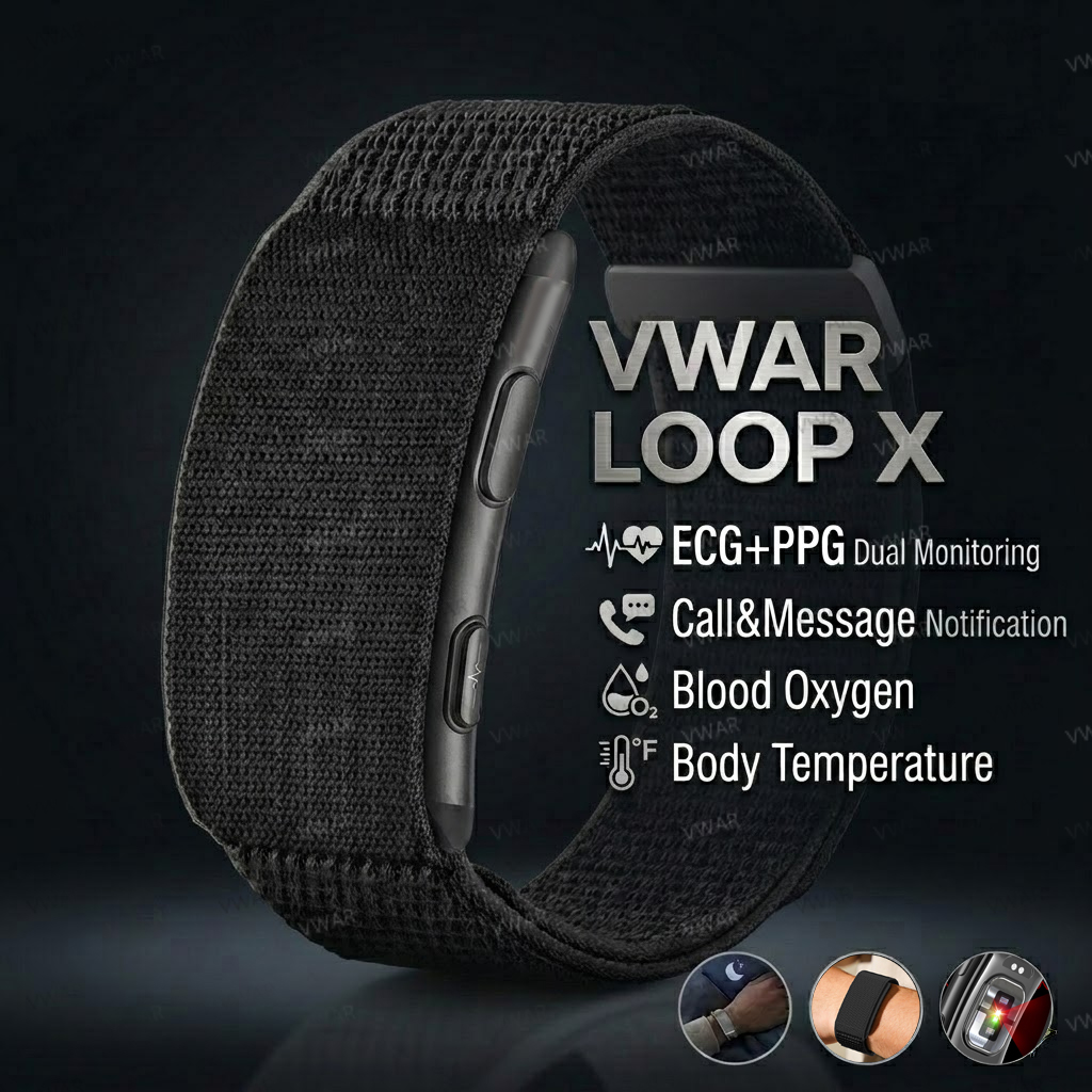 VWAR LOOP X ECG Smart Bracelet - đánh giá và giá Xbody Health & Wellness